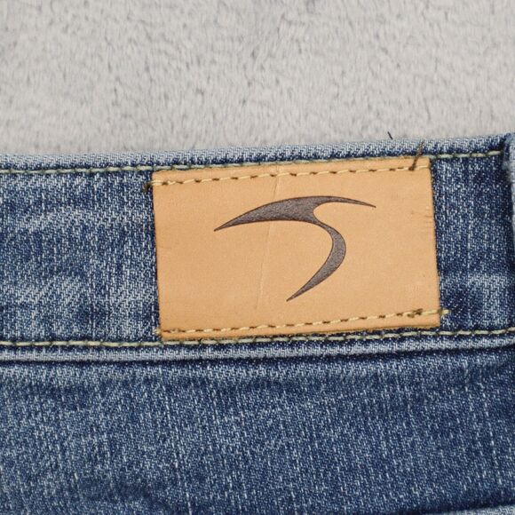 J Star Pants Womens 5 Blue Low Rise Flat Front Straight Leg Casual Jeans - Picture 10 of 16